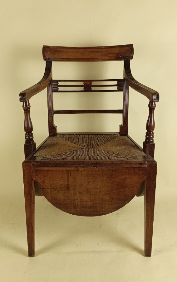Regency mahogany commode elbow open armchair (1).jpg